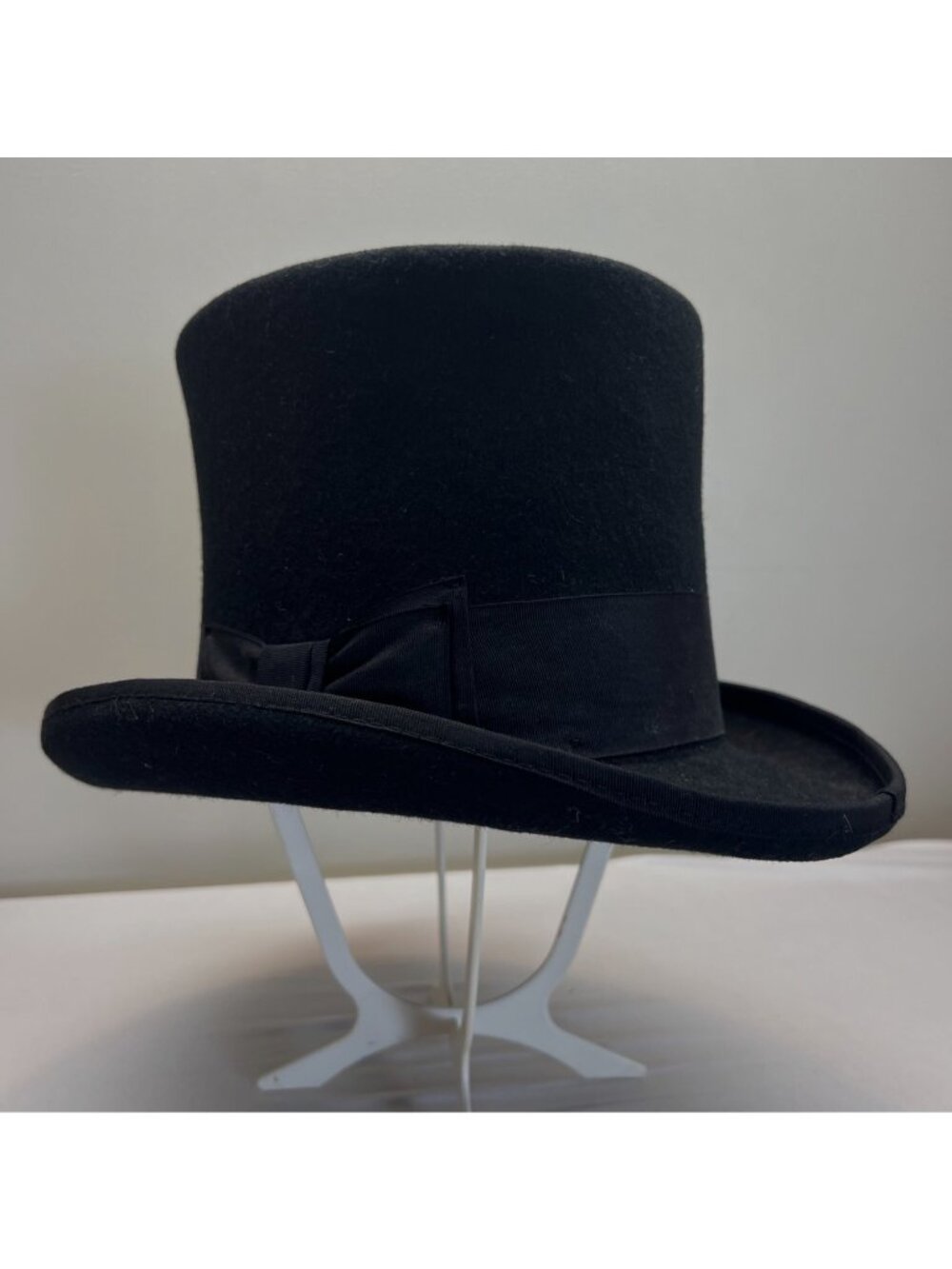 Top Hat 100% Wool Hats in the Belfry Black Theater Costume Wedding Large